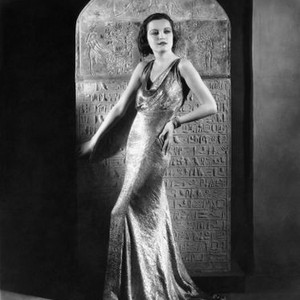 THE MUMMY, Zita Johann, in a gown by Vera West, 1932