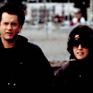 SLEEPLESS IN SEATTLE, Tom Hanks, director Nora Ephron, on set, 1993. ©TriStar Pictures