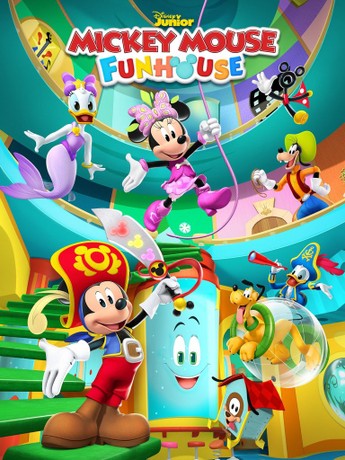 Disney Junior Mickey Mouse Funhouse Treasure Adventure Pirate Ship Playset  Open