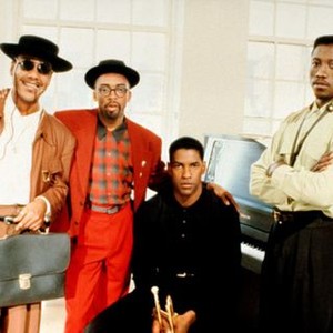 MO' BETTER BLUES, Giancarlo Esposito, Spike Lee, Denzel Washington, Wesley Snipes, Bill Nunn, 1990