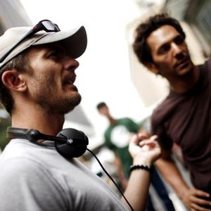 LARGO WINCH, from left: director Jerome Salle, Tomer Sisley, on set, 2008. ©Wild Bunch Distribution
