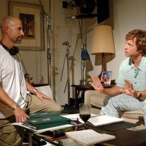 INVINCIBLE, Director Ericson Core, Greg Kinnear, on set, 2006. ©Walt Disney Co.