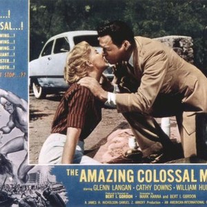 THE AMAZING COLOSSAL MAN, Cathy Downs, Glenn Langan, 1957