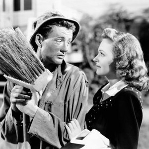 SEE HERE PRIVATE HARGROVE, from left: Robert Walker, Donna Reed, 1944
