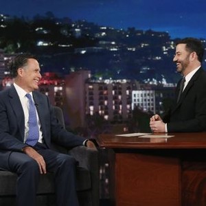 Jimmy Kimmel Live, Mitt Romney (L), Jimmy Kimmel (R), 'Episode 8', Season 3, Ep. #8, 01/13/2005, ©ABC