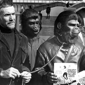 CONQUEST OF THE PLANET OF THE APES, Ricardo Montalban, Roddy McDowall, 1972. TM and Copyright (c) 20th Century Fox Film Corp. All Rights Reserved.