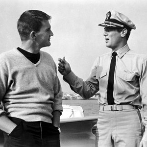 OPERATION PETTICOAT, Director Blake Edwards and Tony Curtis, 1959