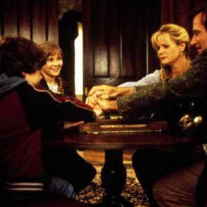 JUMANJI, Bradley Pierce, Kirsten Dunst, Bonnie Hunt, Robin Williams, 1995