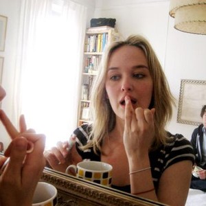 ALEXANDER THE LAST, Jess Weixler (left and center in mirror), Justin Rice (right), 2009. ©IFC Films