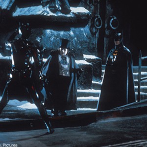 A scene from the film "Batman Returns."