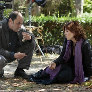 (L-R) Jean-Pierre Bacri as Michael Ronsard and Agnès Jaoui as Agathe Villanova in "Let It Rain."