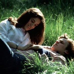 FIRSTBORN, Sarah Jessica Parker, Christopher Collet, 1984, teen courtship in the grass