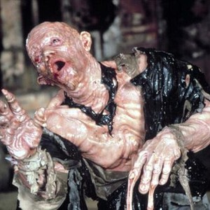 ROBOCOP, Paul McCrane, in makeup, to appear disfigured by acid, 1987.