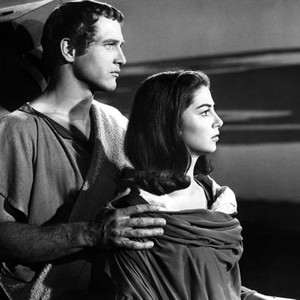 THE SILVER CHALICE, Paul Newman, Pier Angeli, 1954