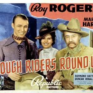 ROUGH RIDERS' ROUND-UP, Roy Rogers, Lynne Roberts (aka Mary Hart), Eddie Acuff, 1939