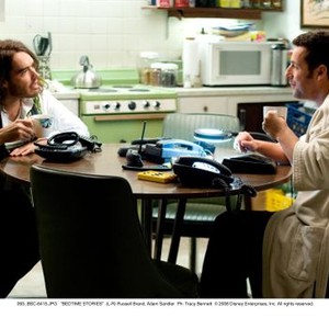 Russell Brand and Adam Sandler in "Bedtime Stories"