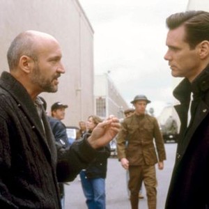 THE MAJESTIC, Director Frank Darabont, Jim Carrey, on set, 2001, (c)Warner Bros.