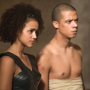 Game of Thrones, Nathalie Emmanuel (L), Jacob Anderson (R), 'Mother's Mercy', Season 5, Ep. #10, 06/14/2015, ©HBO