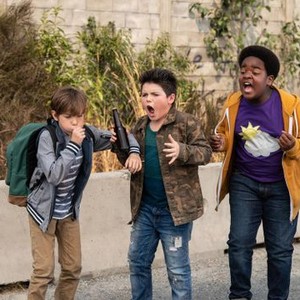 (from left) Max (Jacob Tremblay), Thor (Brady Noon) and Lucas (Keith L. Williams) in "Good Boys," written by Lee Eisenberg and Gene Stupnitsky and directed by Stupnitsky.