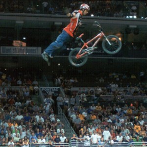 T.J. Lavin catches big air during the men's Bike Stunt - Dirt competition. photo 16