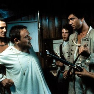 THE BOUNTY, Liam Neeson, Anthony Hopkins, Philip Davis, Mel Gibson, Dexter Fletcher, 1984, (c) Orion