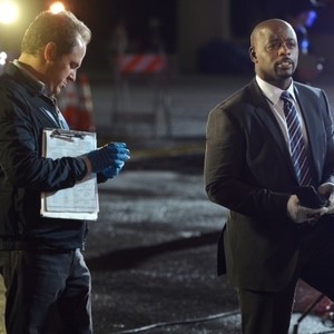 CSI: Crime Scene Investigation, David Berman (L), Alimi Ballard (R), 'Killer Moves', Season 14, Ep. #16, 03/05/2014, ©CBS