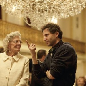 FOXCATCHER, from left: Vanessa Redgrave, director Bennett Miller, on set, 2013. Ph: Scott Garfield/©Sony Pictures Classics