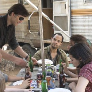 The Walking Dead, Audrey Marie Anderson (L), David Morrissey (C), Jose Pablo Cantillo (R), 10/31/2010, ©AMC