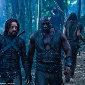 (L-R) Michael Sheen as Lucian and Kevin Grevioux as Raze in "Underworld: Rise of the Lycans." photo 1