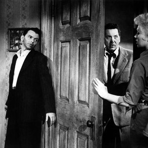THE MAN WITH THE GOLDEN ARM, Frank Sinatra, John Conte, Kim Novak, 1955