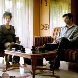 A MIGHTY HEART, Angelina Jolie as Mariane Pearl, Dan Futterman as Daniel Pearl, 2007. ©Paramount Vantage