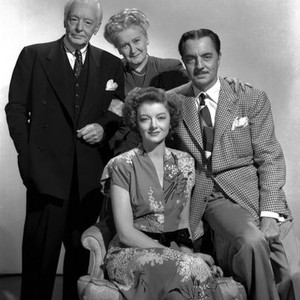 THE THIN MAN GOES HOME, Harry Davenport, Lucille Watson, Myrna Loy, William Powell, 1944