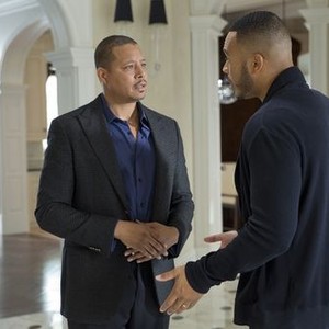 Empire, Terrence Howard (L), Trai Byers (R), 'Sinned Against', Season 2, Ep. #9, 11/25/2015, ©FOX