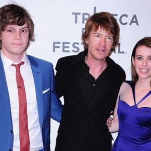 Evan Peters, Scott Coffey, Emma Roberts at arrivals for ADULT WORLD Premiere at Tribeca Film Festival 2013, Tribeca Performing Arts Center (BMCC TPAC), New York, NY April 18, 2013. Photo By: Gregorio T. Binuya/Everett Collection