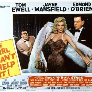 THE GIRL CAN'T HELP IT, Edmond O'Brien, Jayne Mansfield, Tom Ewell, 1956, TM and Copyright (c)20th Century Fox Film Corp. All rights reserved.