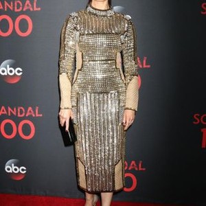 Bellamy Young (wearing a Yousef Akbar dress) at arrivals for SCANDAL 100th Episode Celebration, Fig & Olive in West Hollywood, Los Angeles, CA April 8, 2017. Photo By: Priscilla Grant/Everett Collection