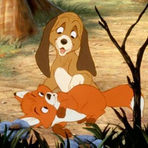 THE FOX AND THE HOUND, Corey Feldman as Young Copper (top), Keith Coogan aka Keith Mitchell as Young Tod, 1981. ©Walt Disney Co.