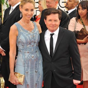 Tracy Pollan, Michael J. Fox at arrivals for 71st Golden Globes Awards - Arrivals 2, The Beverly Hilton Hotel, Beverly Hills, CA January 12, 2014. Photo By: Linda Wheeler/Everett Collection
