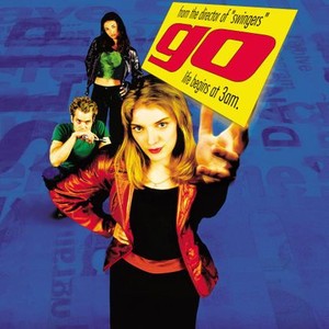 GO, (back to front) Katie Holmes, Timothy Olyphant, Sarah Polley, 1999, (c) Columbia