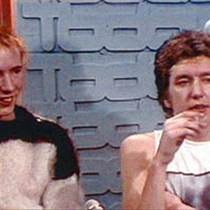 Johnny Rotten and Steve Jones in Fine Line's The Filth And The Fury