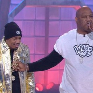 Nick Cannon Presents Wild 'n' Out, Nick Cannon (L), Tommy "Tiny" Lister Jr. (R), 'Season 7', 06/10/2015, ©MTV