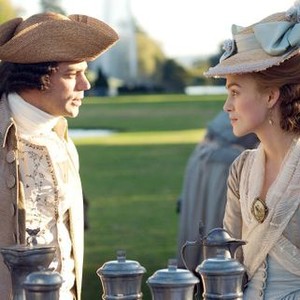 THE DUCHESS, from left: Dominic Cooper, Keira Knightley as Georgiana, The Duchess of Devonshire, 2008. ©Paramount Vantage