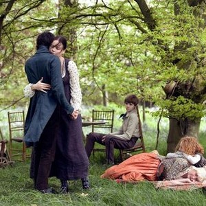 BRIGHT STAR, Ben Whishaw (left), Abbie Cornish (second from left), Edie Martin (curly hair), 2009. ©Apparition