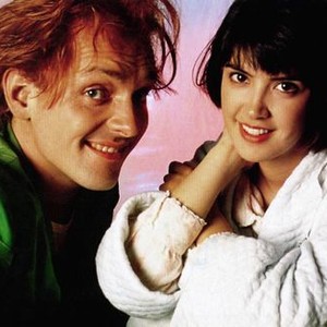 DROP DEAD FRED, from left: Rik Mayall, Phoebe Cates, 1991, © New Line