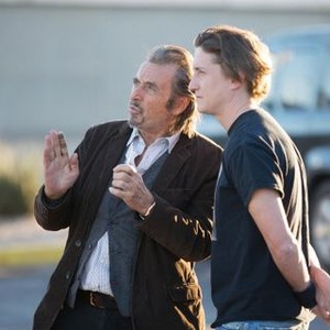 MANGLEHORN, from left: Al Pacino, director David Gordon Green, on set, 2014. ph: Ryan Green/©IFC films