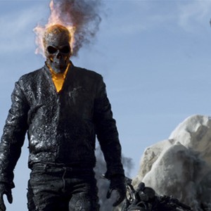 Nicolas Cage as Ghost Rider in "Ghost Rider: Spirit of Vengeance."