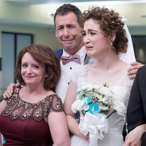 THE WEEK OF, FROM LEFT: RACHEL DRATCH, ADAM SANDLER, ALLISON STRONG, ROLAND BUCK III, 2018. PH: MACALL POLAY/© NETFLIX
