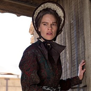 Hilary Swank as Mary Bee Cuddy in "The Homesman."