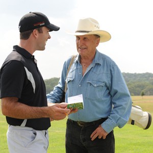 (L-R) Lucas Black as Luke Chisholm and Robert Duvall as Johnny Crawford in "Seven Days in Utopia." photo 9