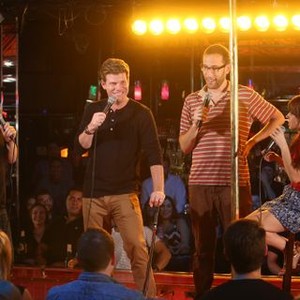 cc: Studios, from left: Bobby Lee, Stephen Rannazzisi, Ari Shaffir, Natasha Leggero, ©CC